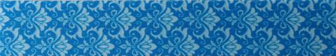 Blue Mermaid Damask