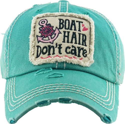 Boat Hair Don't Care Hat Turquoise