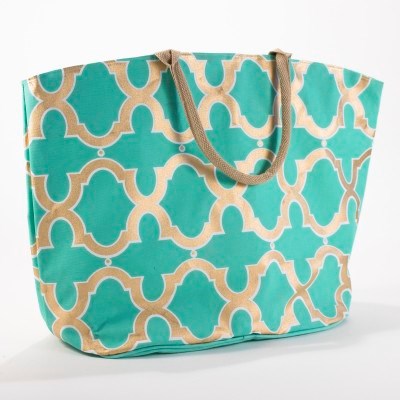 Cayman Glamour Tote Mint/Gold