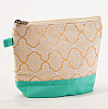 Cayman Glamour Cosmetic Bag Mint/Gold