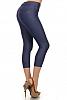 Capri Jegging Solid Navy